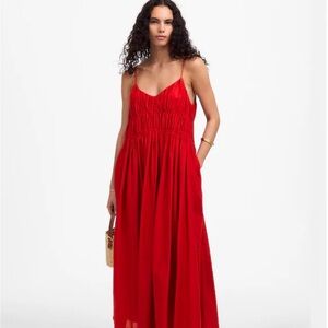 Elegant Red Maxi Dress